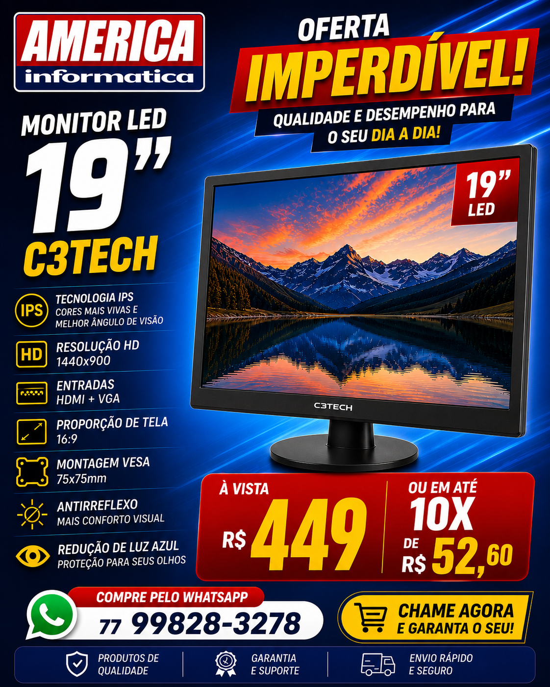 Oferta Monitor C3Tech